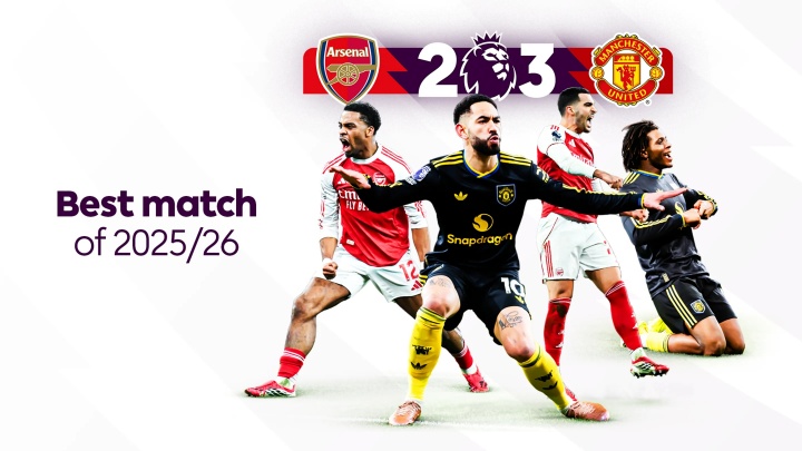 英超官方票选赛季最佳:曼联3-2绝杀阿森纳,多尔古库尼亚世界波