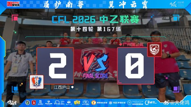 两连客零进球!广州蒲公英0-2江西庐山:角球失守+二点真空 四轮不胜跌入低谷